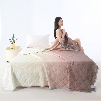 91家纺网 家纺一手货源 找家纺 （总）天之悦家纺 2026新款夏季爆款涤氨凉感丝夏被夏凉被空调被子被芯