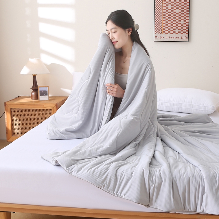 91家纺网 家纺一手货源 找家纺 （总）天之悦家纺 2026热款针织提花夏被夏凉被空调被子被芯