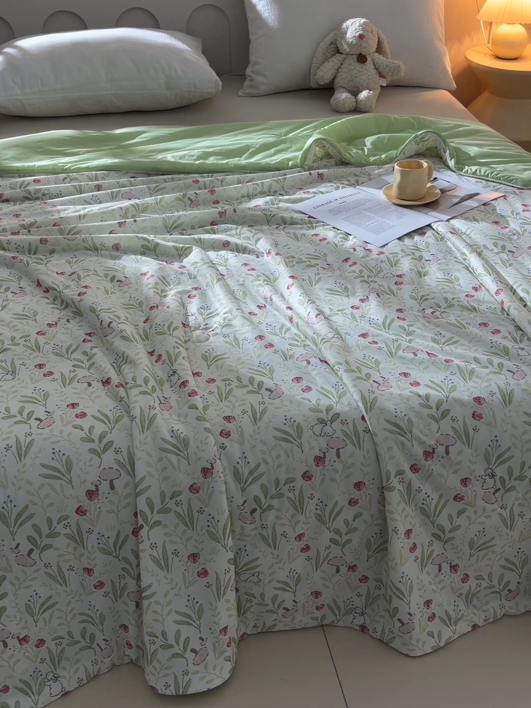 91家纺网 家纺一手货源 找家纺 （总）宝宝纱被业 2026跨境外贸凉感丝夏被有氨水洗天丝冰淇淋夏凉被冰丝空调被