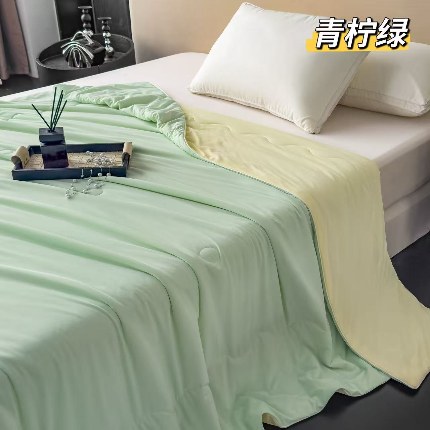 91家纺网 家纺一手货源 找家纺 （总）凉感冰丝夏凉被 小冰皮夏被凉感丝家用空调薄被子可机洗单双人夏被