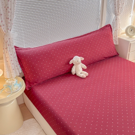 91家纺网 家纺一手货源 找家纺 （总）爱多多家居 2026新款双层纱针织棉印花四件套