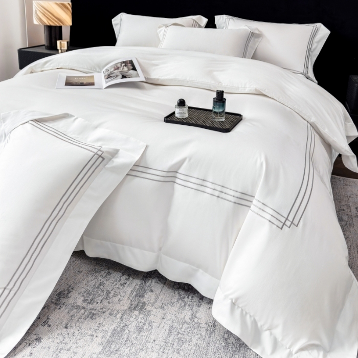 91家纺网 家纺一手货源 找家纺 （总）星蕴家纺 2026新款贡缎长绒棉四件套-简爱