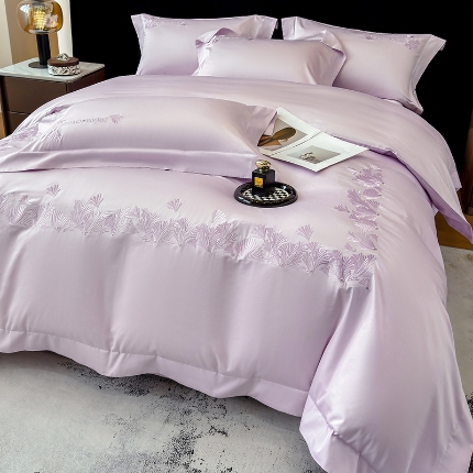 （总）星蕴家纺 2026新款贡缎长绒棉纯色四件套-多米