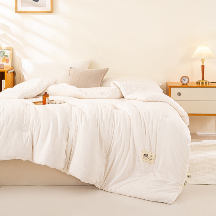 91家纺网 家纺一手货源 找家纺 （总）2026款100%新疆棉花被10A抗菌被加厚冬被春秋被夏被全棉被子被芯纯棉针织棉