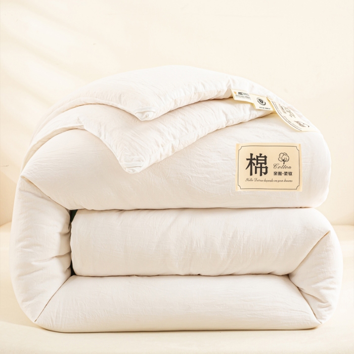 91家纺网 家纺一手货源 找家纺 （总）2026款100%新疆棉花被10A抗菌被加厚冬被春秋被夏被全棉被子被芯纯棉针织棉