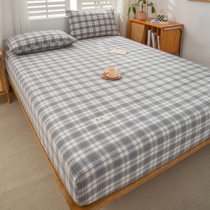 91家纺网 家纺一手货源 找家纺 （总）恋人优选 2026新款纯棉色织床笠--有标款