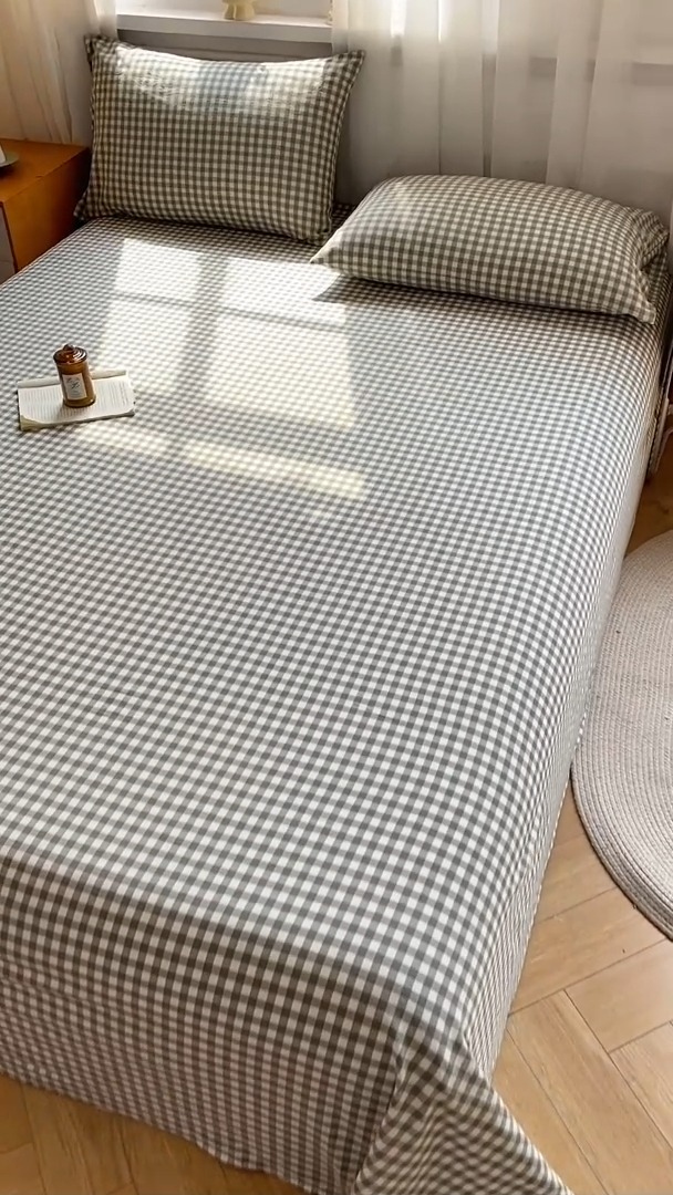 91家纺网 家纺一手货源 找家纺 （总）恋人优选 2026新款全棉纯棉色织床单单床单床单单件