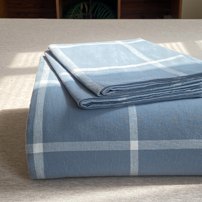 91家纺网 家纺一手货源 找家纺 （总）恋人优选 2026新款全棉纯棉色织床单单床单床单单件