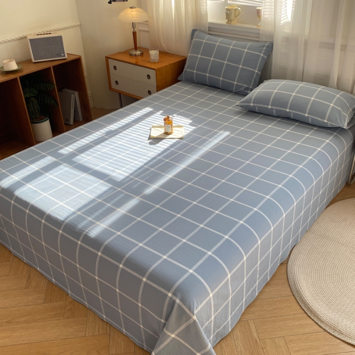 91家纺网 家纺一手货源 找家纺 （总）恋人优选 2026新款全棉纯棉色织床单单床单床单单件