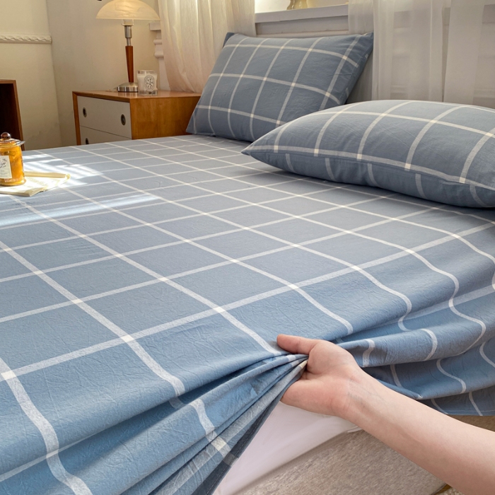 91家纺网 家纺一手货源 找家纺 （总）恋人优选 2026新款全棉纯棉色织床单单床单床单单件