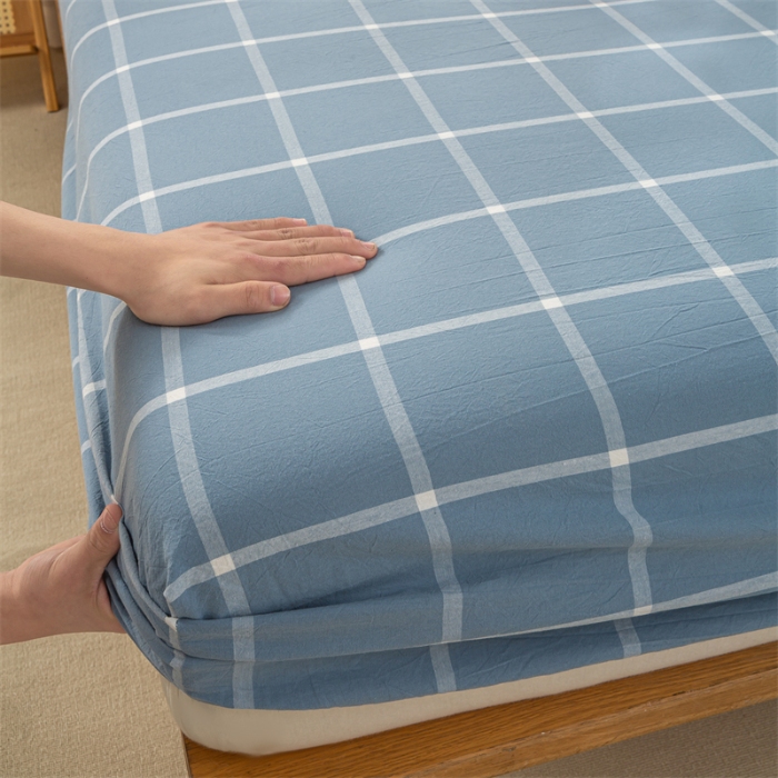 91家纺网 家纺一手货源 找家纺 （总）恋人优选 2026新款全棉纯棉水洗棉单床笠床笠单件