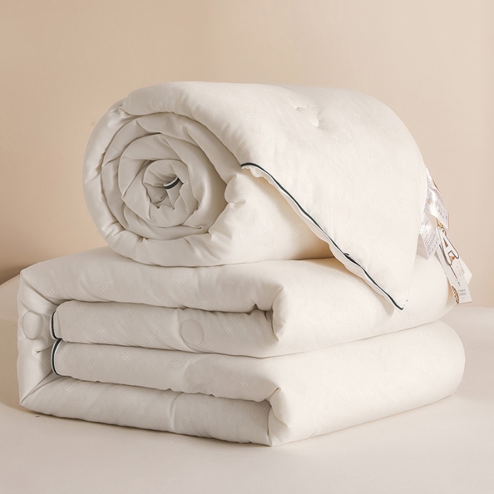 91家纺网 家纺一手货源 找家纺 （总）2026新款子母被提花大豆被拉链二合一子母被双胎四季被子纤维被芯