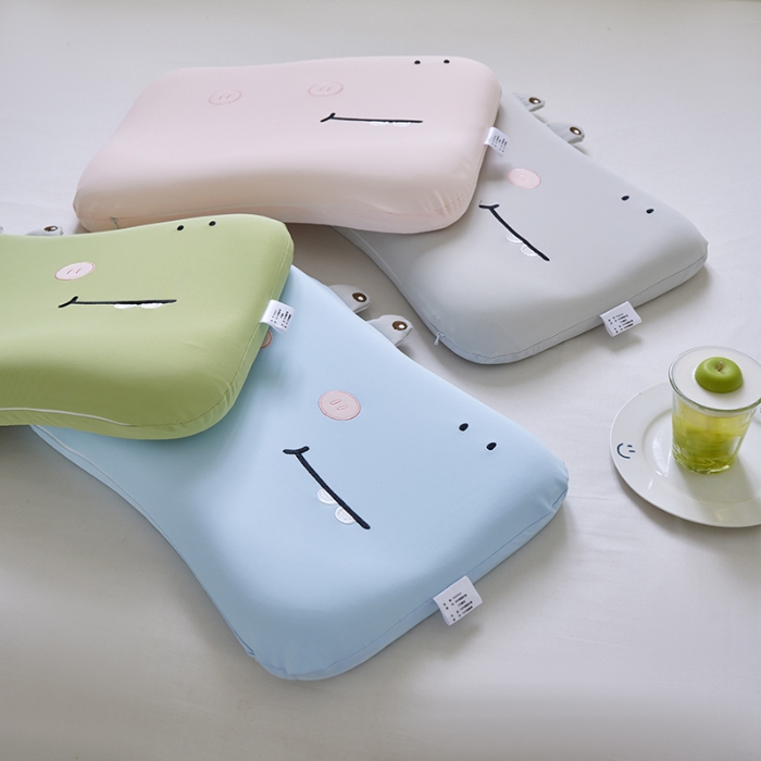 91家纺网 家纺一手货源 找家纺 （总）2026新款   卡通儿童记忆枕芯枕头  深睡慢回弹记忆棉枕芯小鳄鱼护颈枕芯