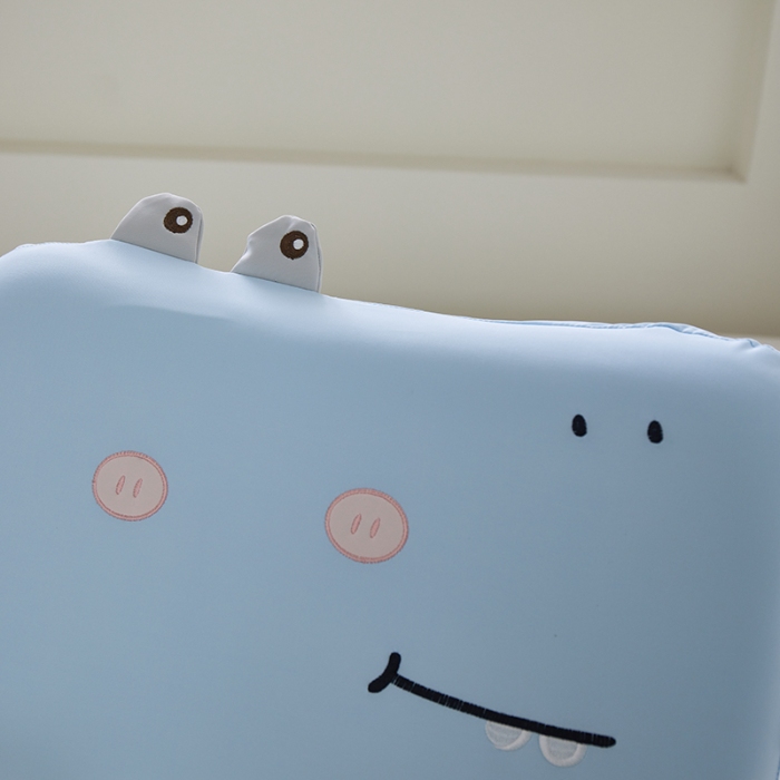 91家纺网 家纺一手货源 找家纺 （总）2026新款   卡通儿童记忆枕芯枕头  深睡慢回弹记忆棉枕芯小鳄鱼护颈枕芯