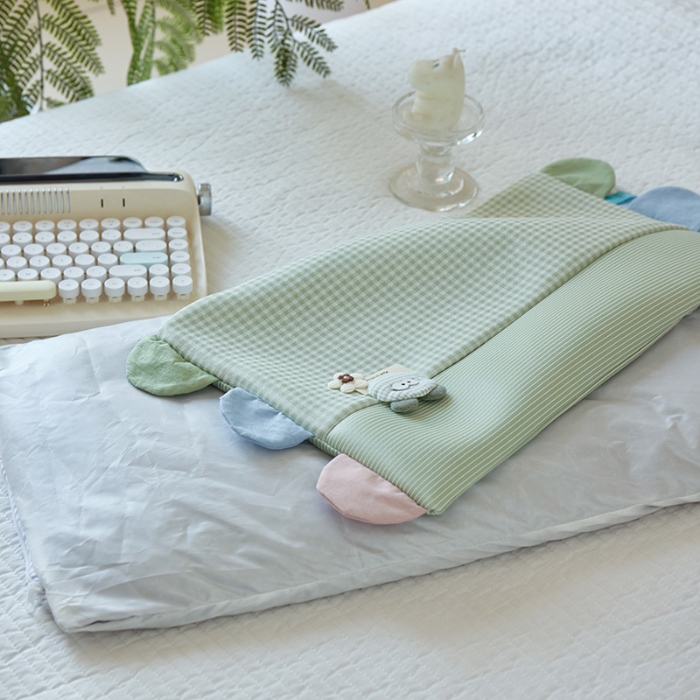 91家纺网 家纺一手货源 找家纺 （总）2026新款  儿童凉感卡通荞麦枕芯枕头  夏日物语荞麦护颈按摩枕学生儿童枕芯