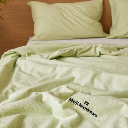 91家纺网 家纺一手货源 找家纺 （总）明治西川 色织彩棉 棉花夏被A类全棉夏凉被 imabari towel今治 棉花 可水洗 机洗