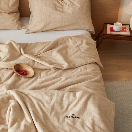 91家纺网 家纺一手货源 找家纺 （总）明治西川 色织彩棉 棉花夏被A类全棉夏凉被 imabari towel今治 棉花 可水洗 机洗