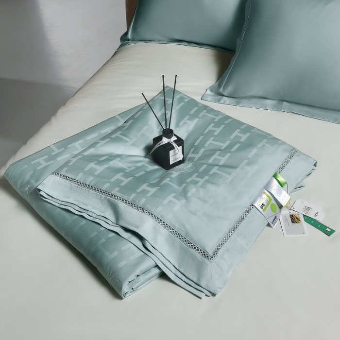 91家纺网 家纺一手货源 找家纺 （总）雅高 2026新款卡伦50s100%莱赛尔天丝提花抗菌夏被夏凉被空调被被子