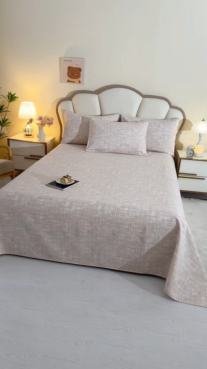 91家纺网 家纺一手货源 找家纺 （总）2026新款细纱老粗布床单床笠凉席席子三件套