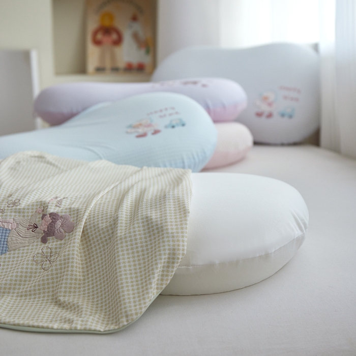 91家纺网 家纺一手货源 找家纺 （总）2026新款  卡通猫肚记忆枕芯枕头  深睡卡通儿童猫肚枕学生幼儿园卡通记忆棉枕头枕芯