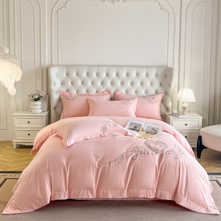 （总）经年 2026春夏新款云朵棉刺绣四件套-一见倾心