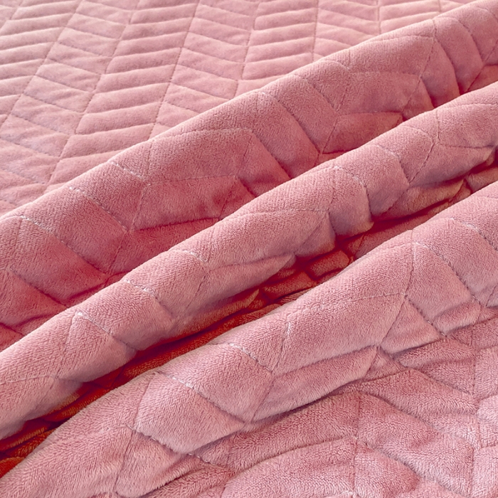 91家纺网 家纺一手货源 找家纺 延遥2026新款A类舒适床笠保暖婴儿绒宝宝绒牛奶绒绗缝夹棉单件床笠 丁香紫