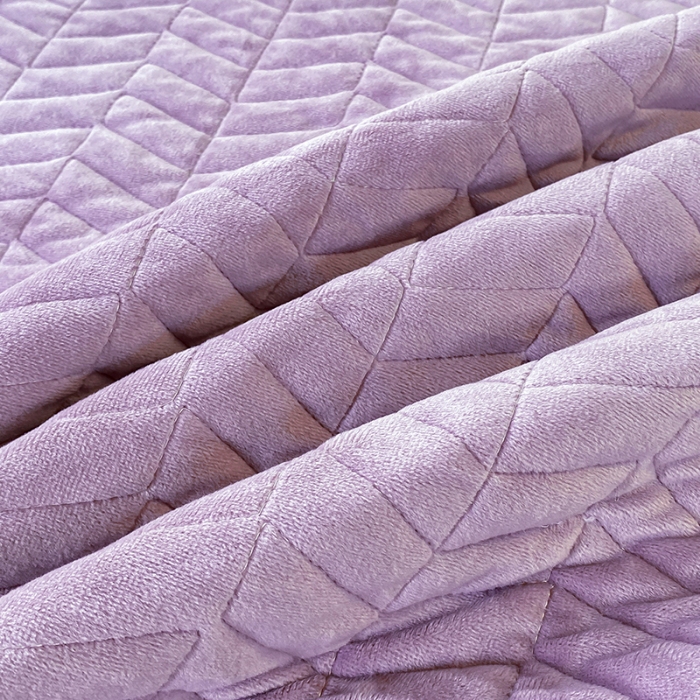 91家纺网 家纺一手货源 找家纺 延遥2026新款A类舒适床笠保暖婴儿绒宝宝绒牛奶绒绗缝夹棉单件床笠 雾蓝