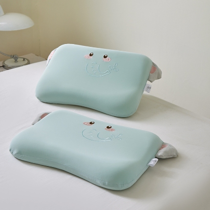 91家纺网 家纺一手货源 找家纺 （总）2026新款   萌宠卡通儿童记忆枕芯枕头  深睡慢回弹记忆棉枕芯大象学生枕芯