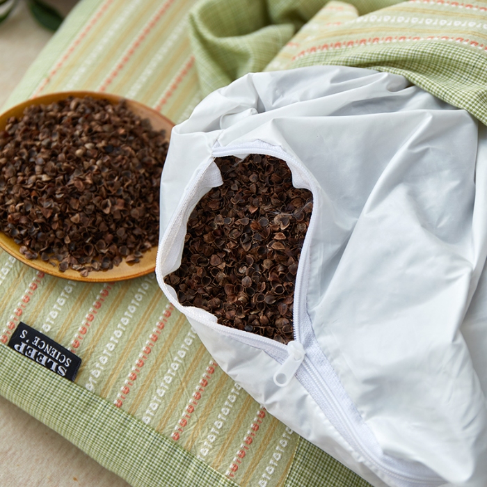 91家纺网 家纺一手货源 找家纺 （总）2026新款  天然全荞麦枕芯枕头  全棉提花荞麦枕清热明目荞麦护颈枕芯透气枕头