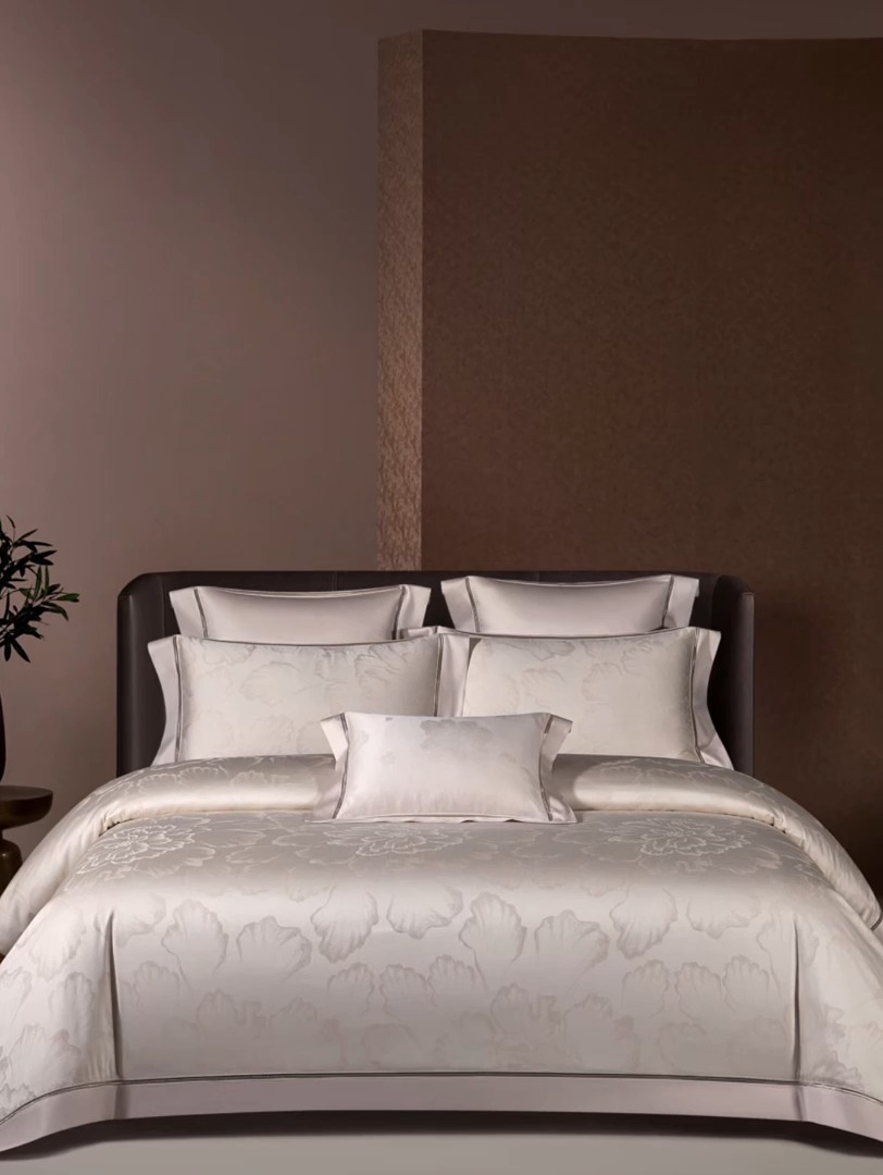 91家纺网 家纺一手货源 找家纺 （总）100S天丝棉提花镂空四件套可定制规格