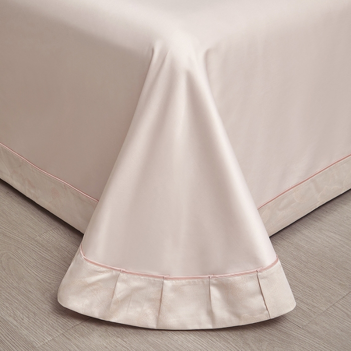 91家纺网 家纺一手货源 找家纺 （总）100S天丝棉提花镂空四件套可定制规格