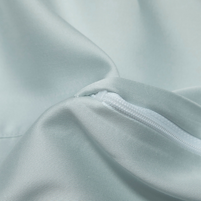 91家纺网 家纺一手货源 找家纺 100S天丝棉提花镂空四件套可定制规格 雾蓝鎏花