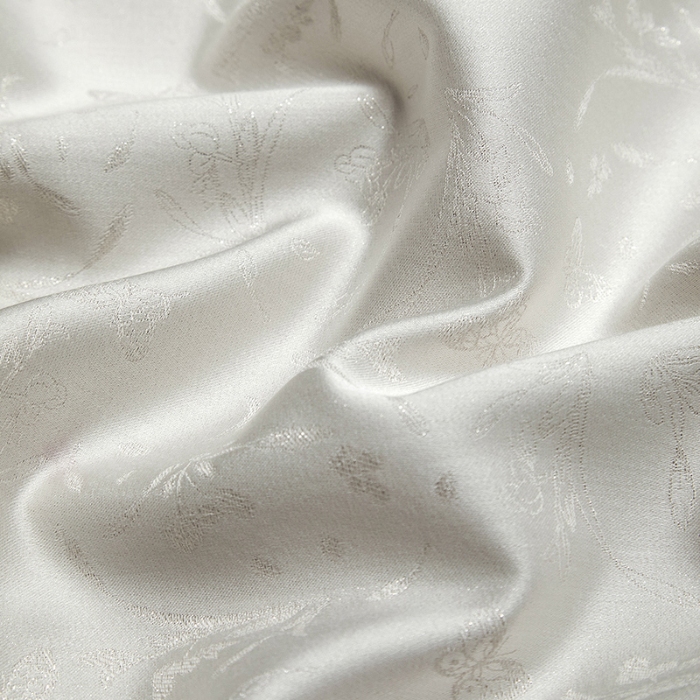 91家纺网 家纺一手货源 找家纺 100S天丝棉提花镂空四件套可定制规格 月白凝香