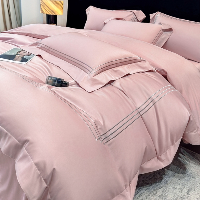 91家纺网 家纺一手货源 找家纺 （总）星蕴家纺 2026新款贡缎长绒棉四件套-简爱