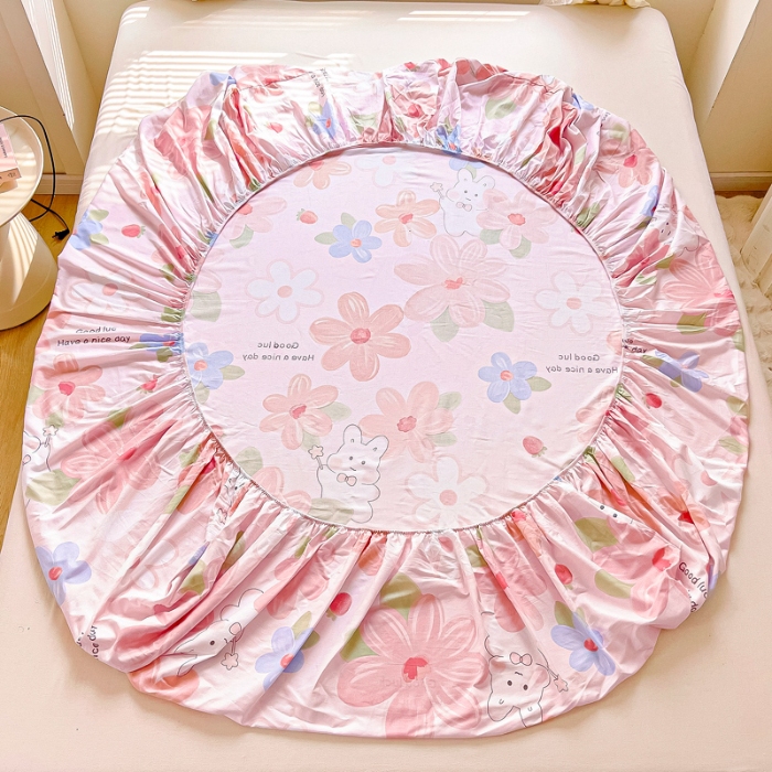 91家纺网 家纺一手货源 找家纺 （总1）安逸家纺 12868 新款全棉床笠床罩学生纯棉单床笠