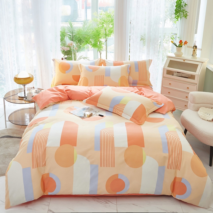 91家纺网 家纺一手货源 找家纺 （总1）安逸家纺 新款全棉加厚生态磨毛床单四件套学生纯棉三件套