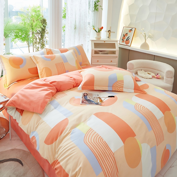 91家纺网 家纺一手货源 找家纺 （总1）安逸家纺 新款全棉加厚生态磨毛床单四件套学生纯棉三件套