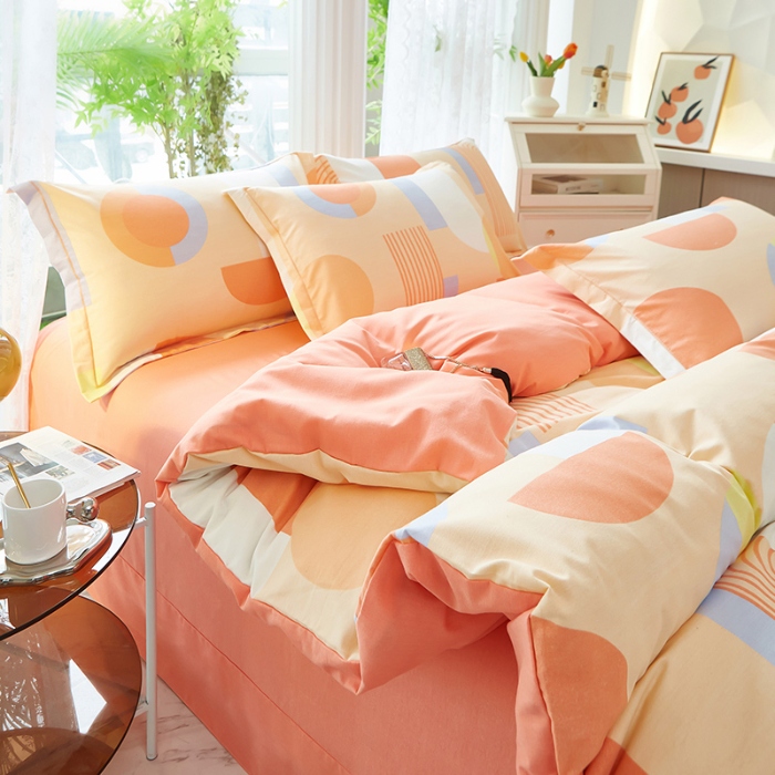 91家纺网 家纺一手货源 找家纺 （总1）安逸家纺 新款全棉加厚生态磨毛床单四件套学生纯棉三件套