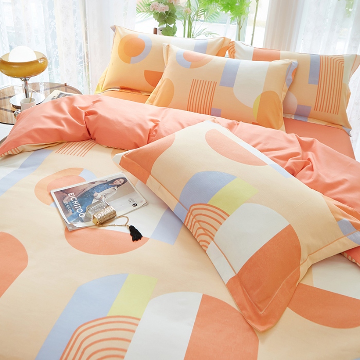 91家纺网 家纺一手货源 找家纺 （总1）安逸家纺 新款全棉加厚生态磨毛床单四件套学生纯棉三件套