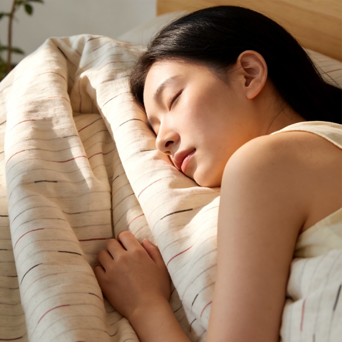 91家纺网 家纺一手货源 找家纺 （总）明治西川 色织棉麻可水洗夏被A类抗菌纤维（SGS检测报告）日系简约风格