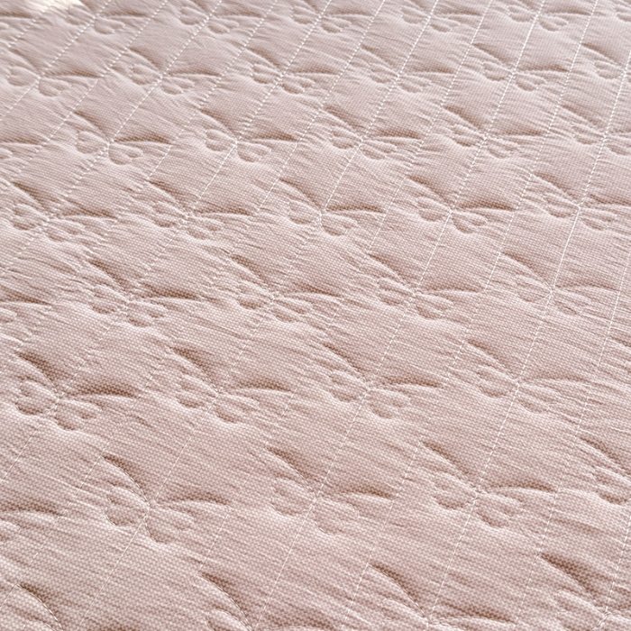 91家纺网 家纺一手货源 找家纺 漫布云2026春夏新品韩版公主风超柔水洗棉床盖四件套刺绣针织棉双层纱纯棉棉麻全棉公主风床盖款四件套 芬迪-星云紫