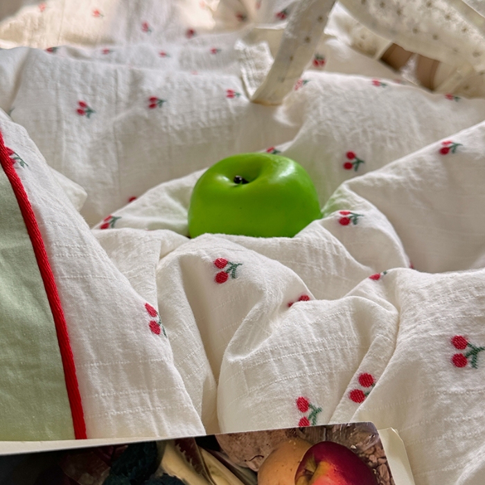 91家纺网 家纺一手货源 找家纺 （总）艾咪-Amy ntmy 2026新款嵌条边全棉纯棉色织小提花四件套