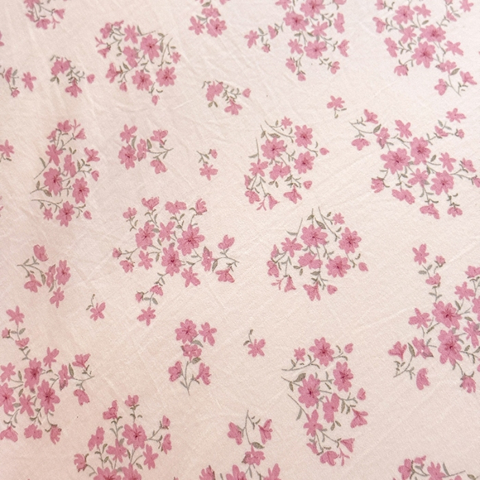 91家纺网 家纺一手货源 找家纺 苏米娜家纺 2026春夏新款超柔云朵棉古法水洗棉床盖款四件套--小清新系列 花开半夏  