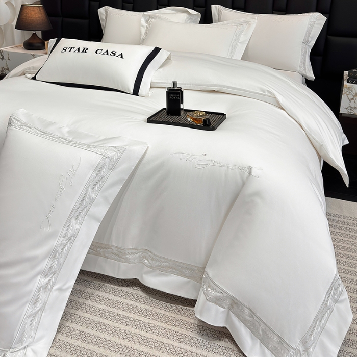 91家纺网 家纺一手货源 找家纺 （总）星蕴家纺 2026新款贡缎长绒棉四件套-路易