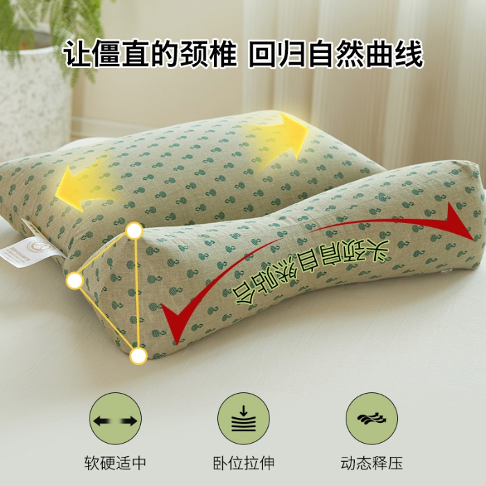 91家纺网 家纺一手货源 找家纺 （总）2026新款  透气明目荞麦枕芯枕头  甜荞麦护颈学生成人枕头全棉荞麦枕芯