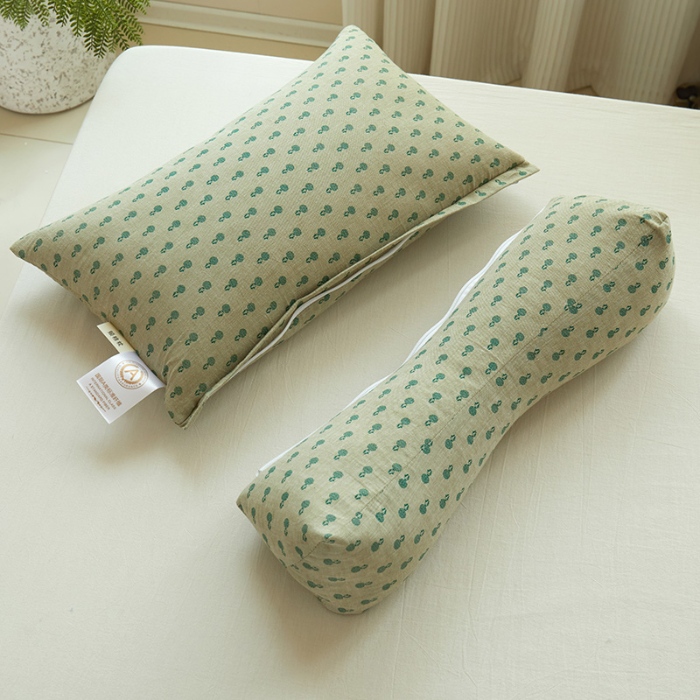 91家纺网 家纺一手货源 找家纺 （总）2026新款  透气明目荞麦枕芯枕头  甜荞麦护颈学生成人枕头全棉荞麦枕芯