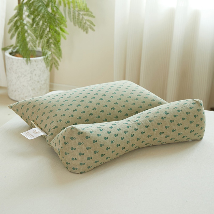 91家纺网 家纺一手货源 找家纺 （总）2026新款  透气明目荞麦枕芯枕头  甜荞麦护颈学生成人枕头全棉荞麦枕芯