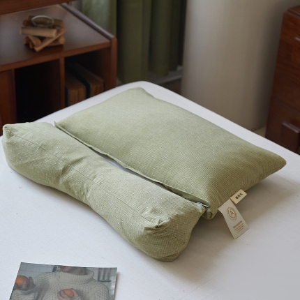 91家纺网 家纺一手货源 找家纺 （总）2026新款  明目透气荞麦枕芯枕头  全荞麦护颈枕芯全棉荞麦按摩清热学生成人枕芯