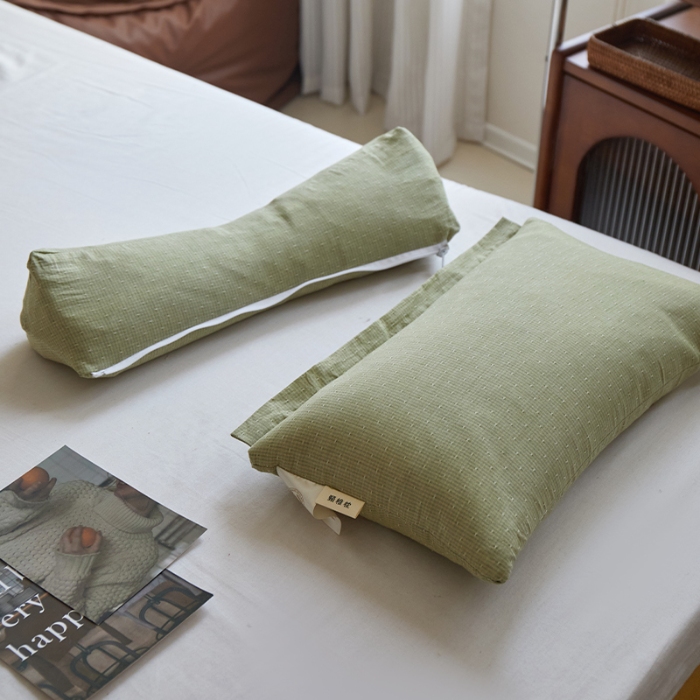 91家纺网 家纺一手货源 找家纺 （总）2026新款  明目透气荞麦枕芯枕头  全荞麦护颈枕芯全棉荞麦按摩清热学生成人枕芯