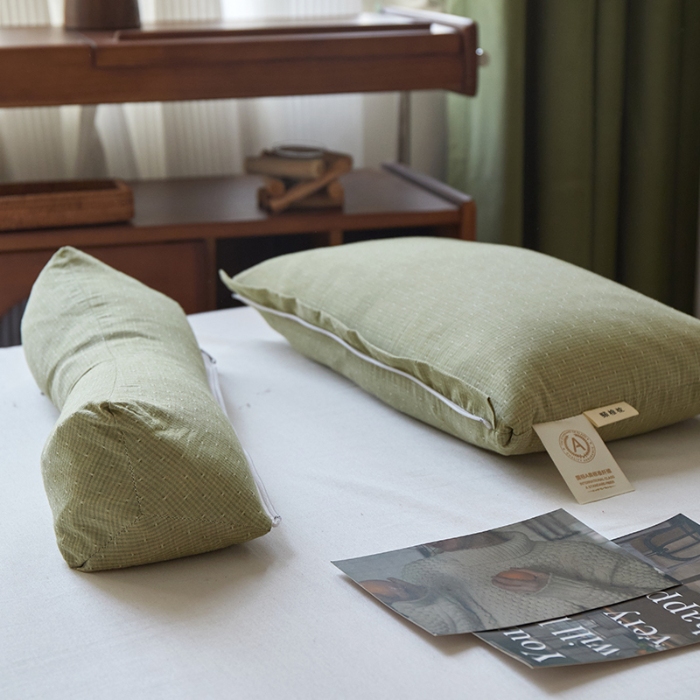 91家纺网 家纺一手货源 找家纺 （总）2026新款  明目透气荞麦枕芯枕头  全荞麦护颈枕芯全棉荞麦按摩清热学生成人枕芯